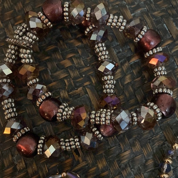 SET of THREE Stretch Bracelets - Picture 4 of 8